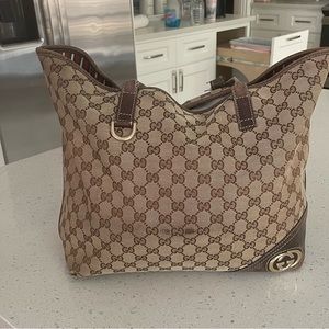 100% authentic Gucci Britt tote bag